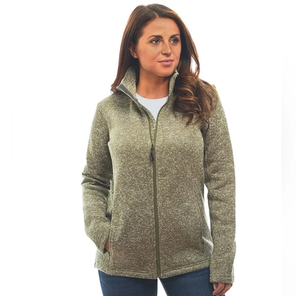 Trail Crest Full Zip Jacket Medium Outdoors Sporty Athletic - Picture 1 of 6